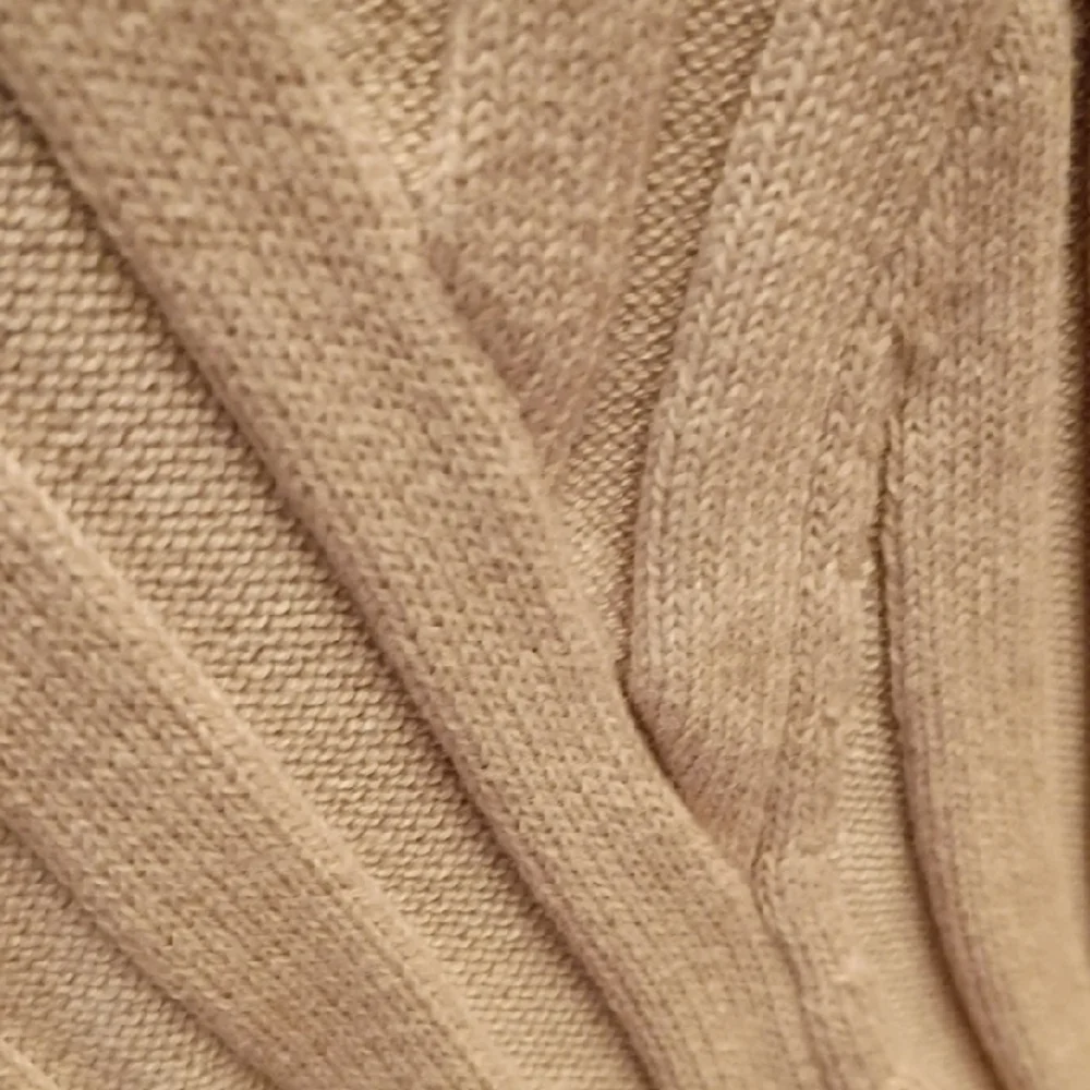 CAbi Beige Ribbed Crew Neck Sweater - Picture 4 of 6